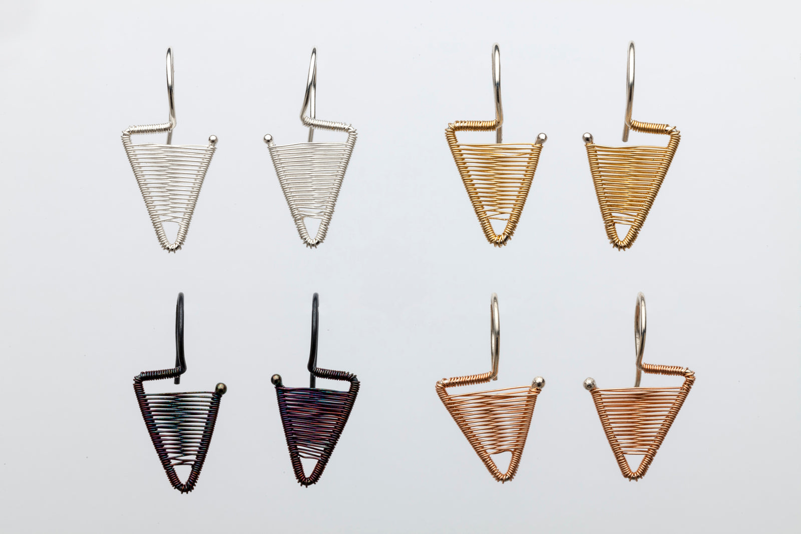 Tiny Shield Earrings