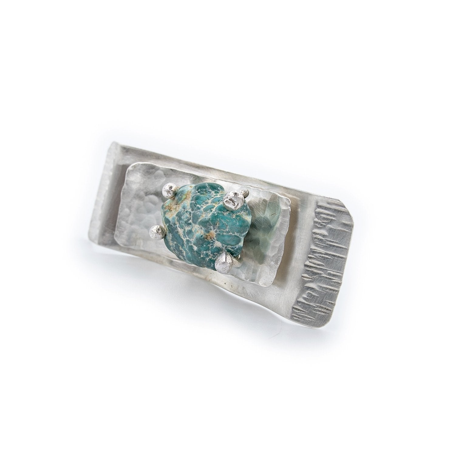 Turquoise Nugget Butterfly Wing Ring by Original Sin Jewelry