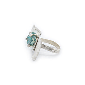 Sierra Nevada Nugget Turquoise Ring by OSJ