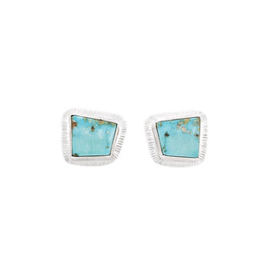 Cufflinks by Original Sin Jewelry In Silver and Turquoise