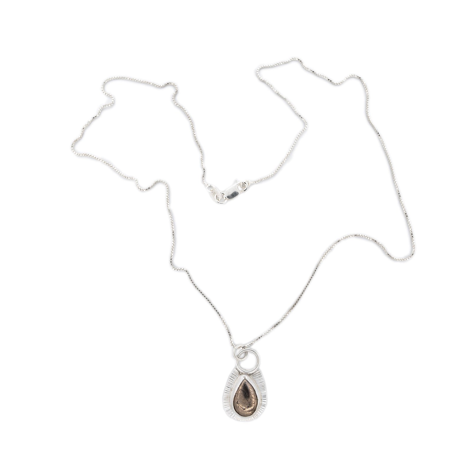 Nickeline Pendant in silver Focus Necklace by Original Sin Jewelry 