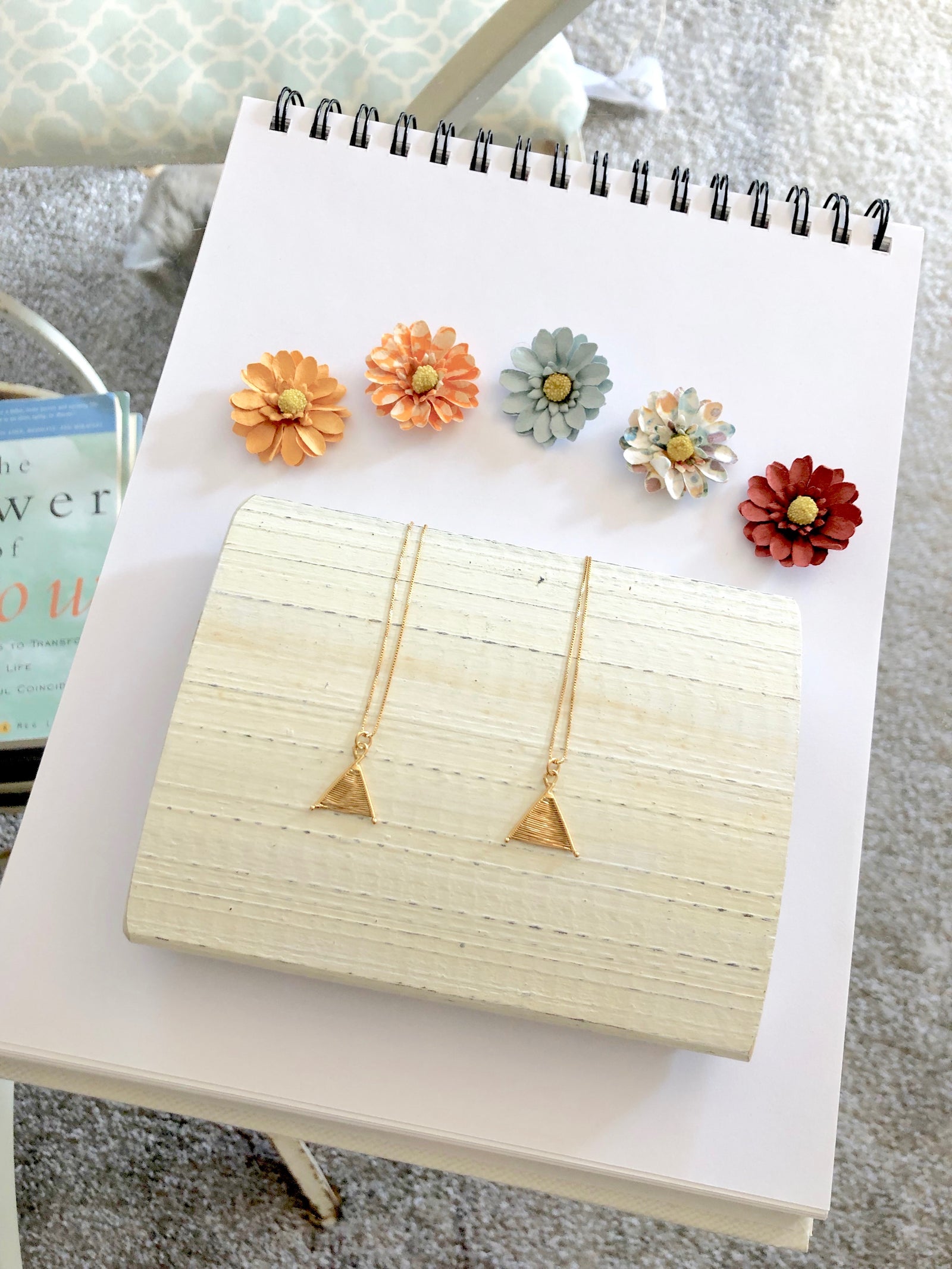 24k Vermeil Tiny Wishbone Necklaces by Original Sin Jewelry